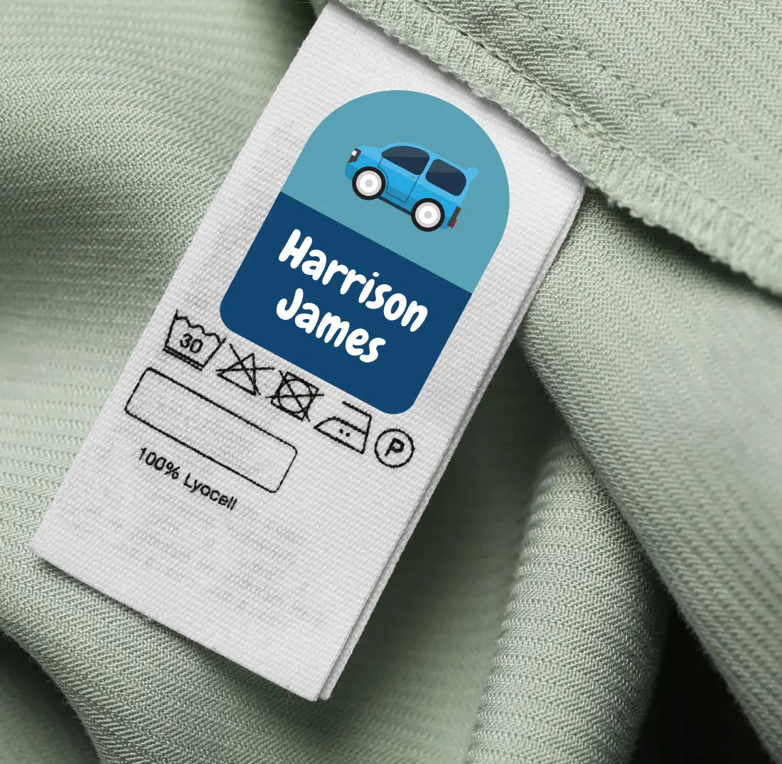 name labels stick on for kids school clothes
